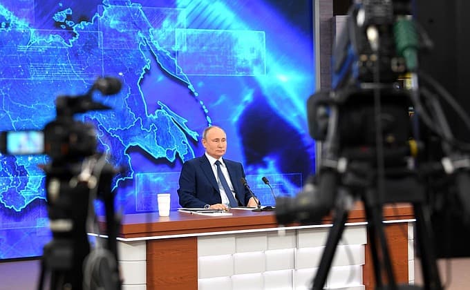 Vladimir Putin's annual news conference • President of Russia