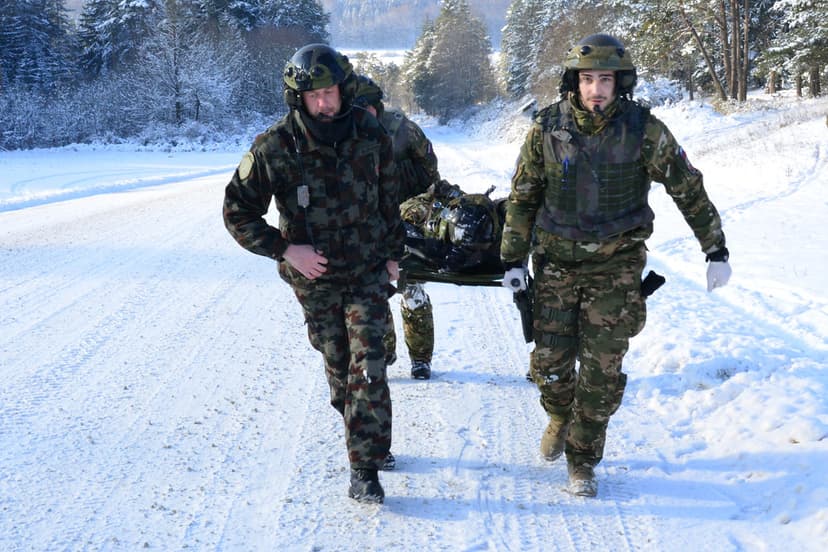 160121-A-UP200-237 | Slovenian soldiers provide medical trea… | Flickr