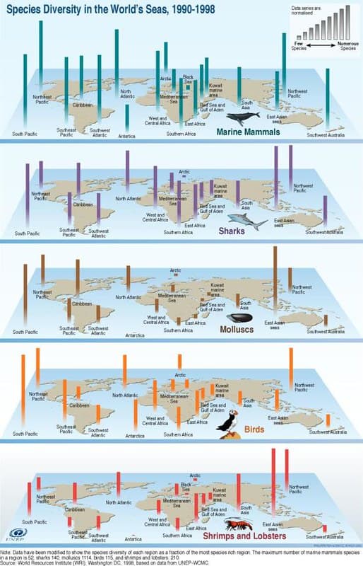 Species Diversity in the World's Seas, 1990-1998 | There is … | Flickr