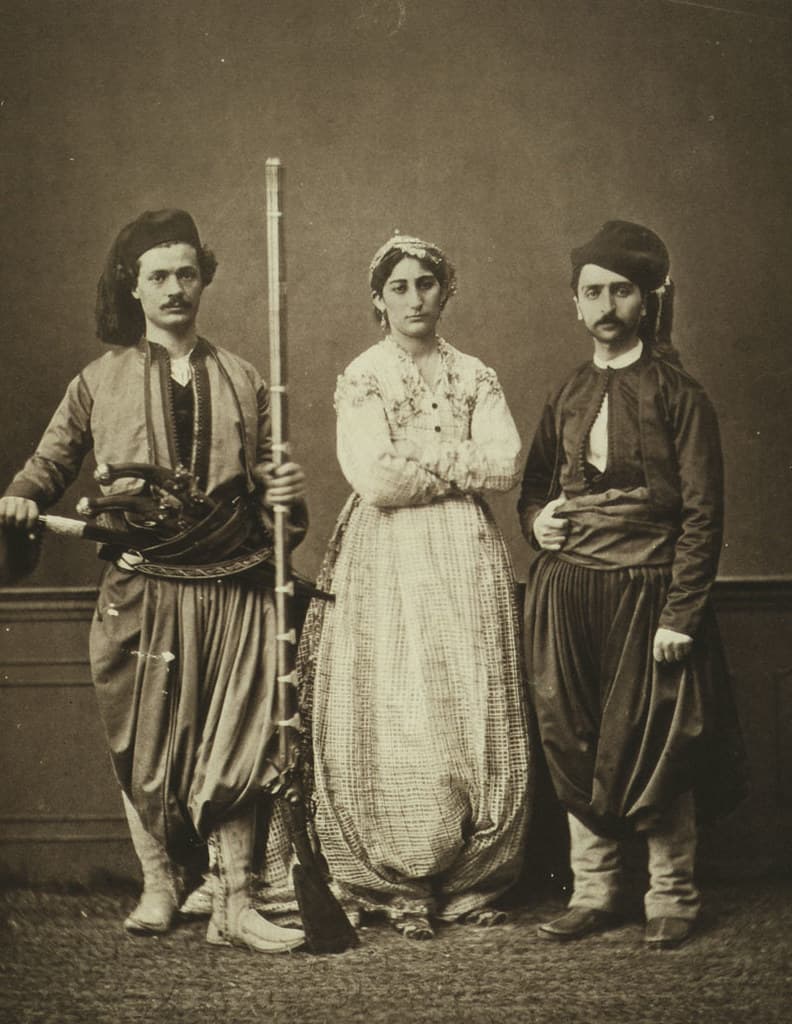Crete, Traditional clothing | Studio portrait of models wear… | Flickr