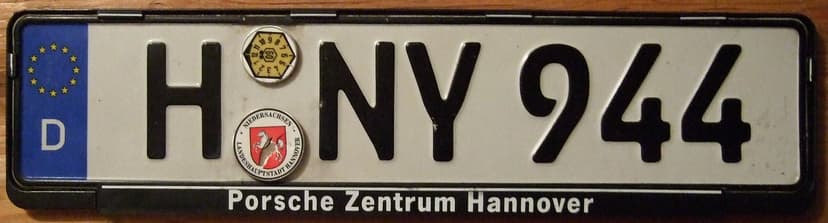GERMANY 2009 HANNOVER PLATE with HANNOVER PORSCHE frame 94… | Flickr