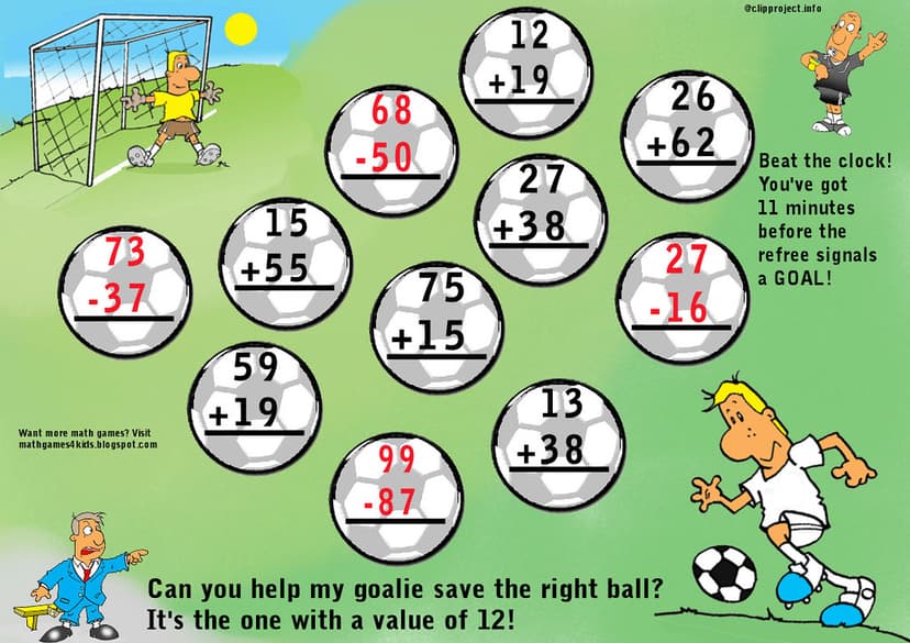 Soccer math game | I thought about pushing the concept furth… | Flickr