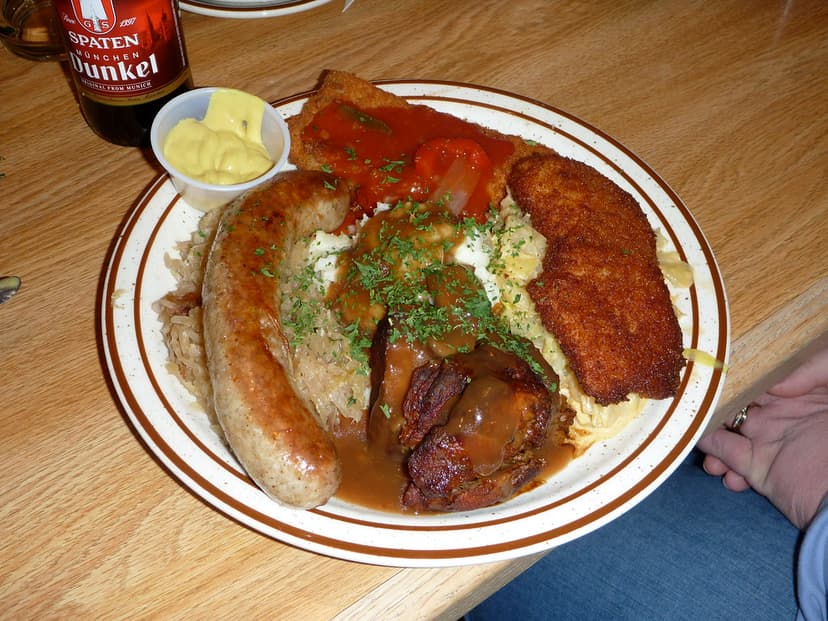 German food at Zum Biergarten in Bellevue | Matt Johnson | Flickr