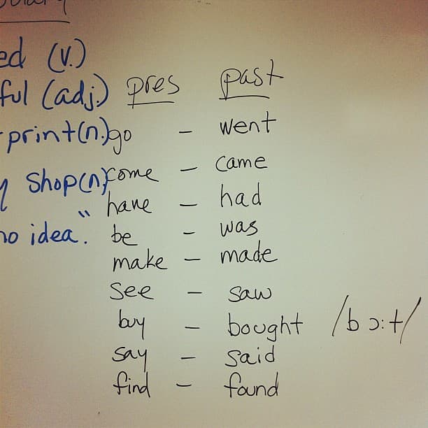 Irregular verbs | @senicko | eltpics | Flickr