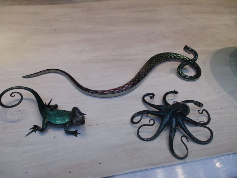 Glass Jigglers - Lizard - Snake and Octopus 1052 | Glass Jig… | Flickr
