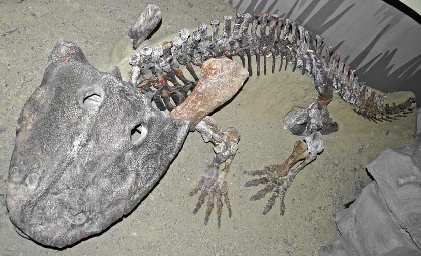 Eryops megacephalus (fossil amphibian) (Lower Permian; Tex… | Flickr