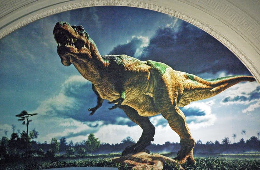 Painting of "Sue", a Tyrannosaurus rex (theropod dinosaur)… | Flickr