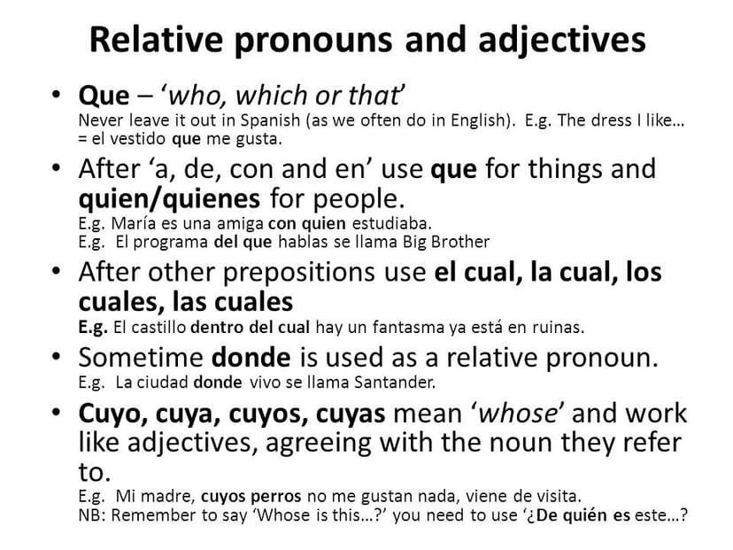 Relative pronouns and adjectives | attanatta | Flickr
