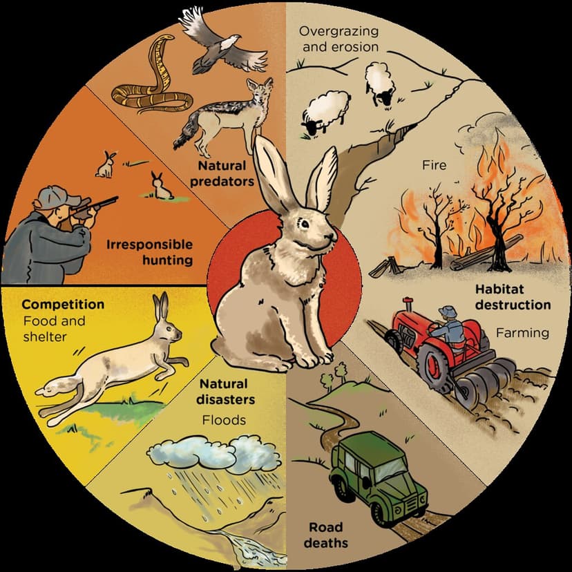 Threats to river rabbit | Illustration used in Gr 7-9 Natura… | Flickr