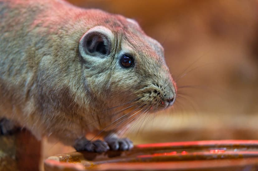 Cute gundi | These small rodents are cute, I could get a nic… | Flickr