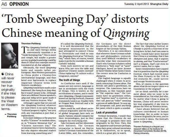 Tomb Sweeping Day distorts Chinese meaning of Qingming | Flickr