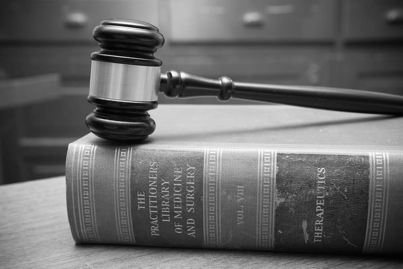Black and White Gavel in Courtroom - Law Books | Gavel on a … | Flickr