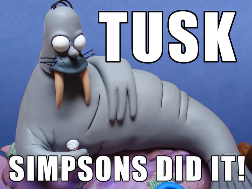 Tusk | Simpsons Did It! | C.W. Russell | Flickr
