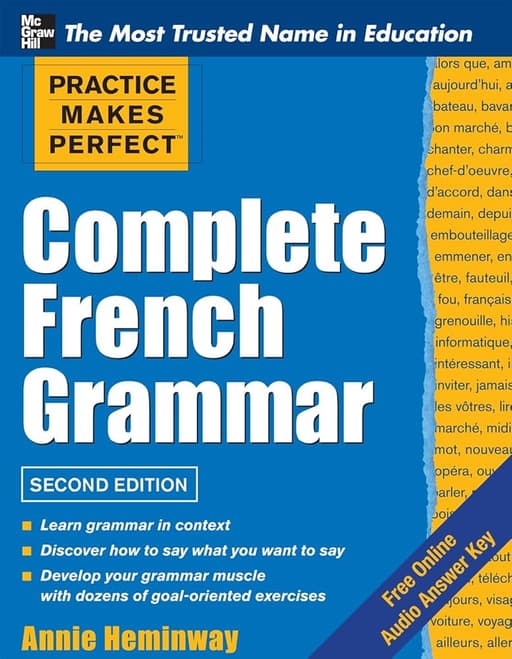 Practice Makes Perfect: Complete French Grammar