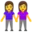 👭