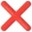 ❌